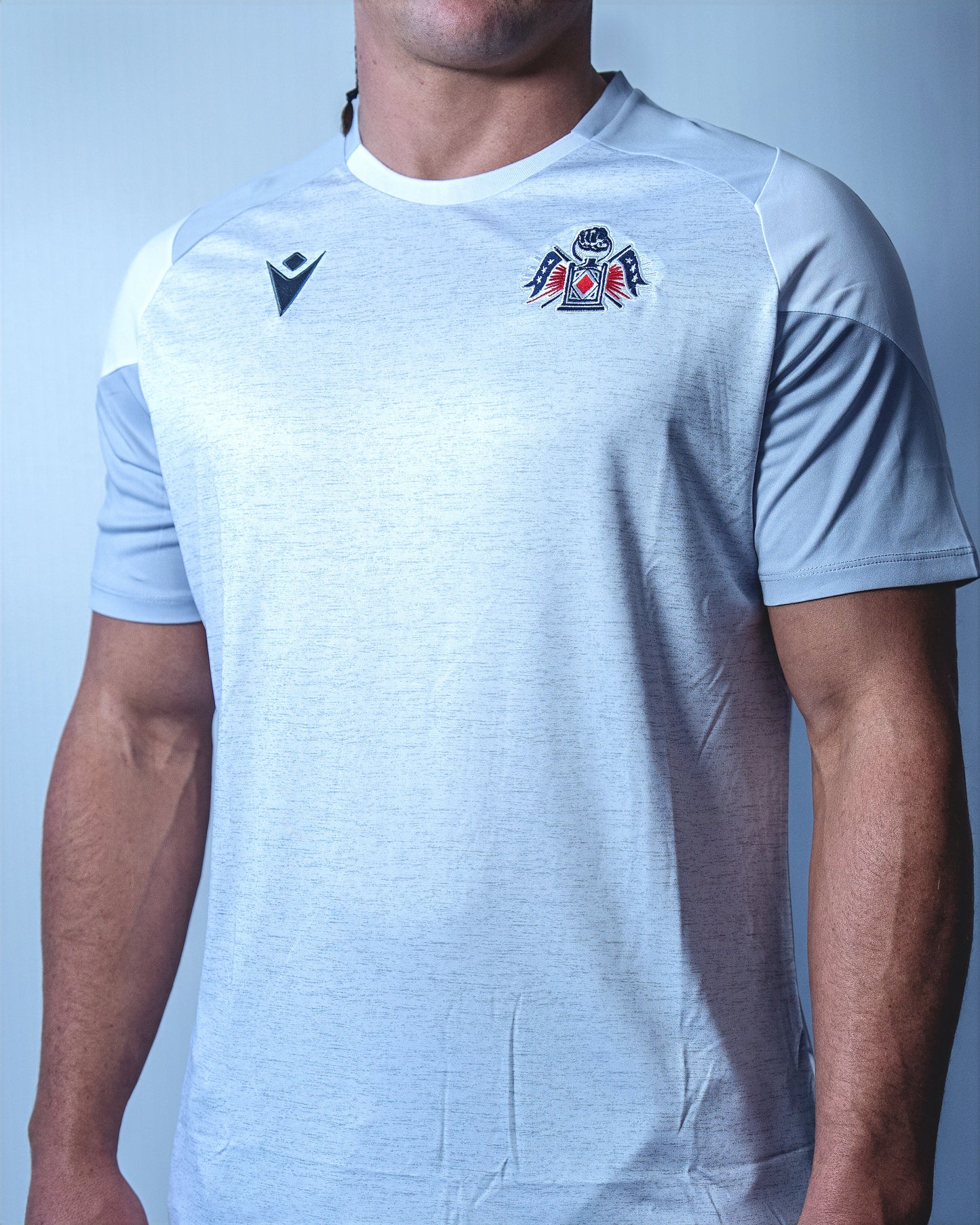 2026 Free Jacks Performance Tee - Silver & White