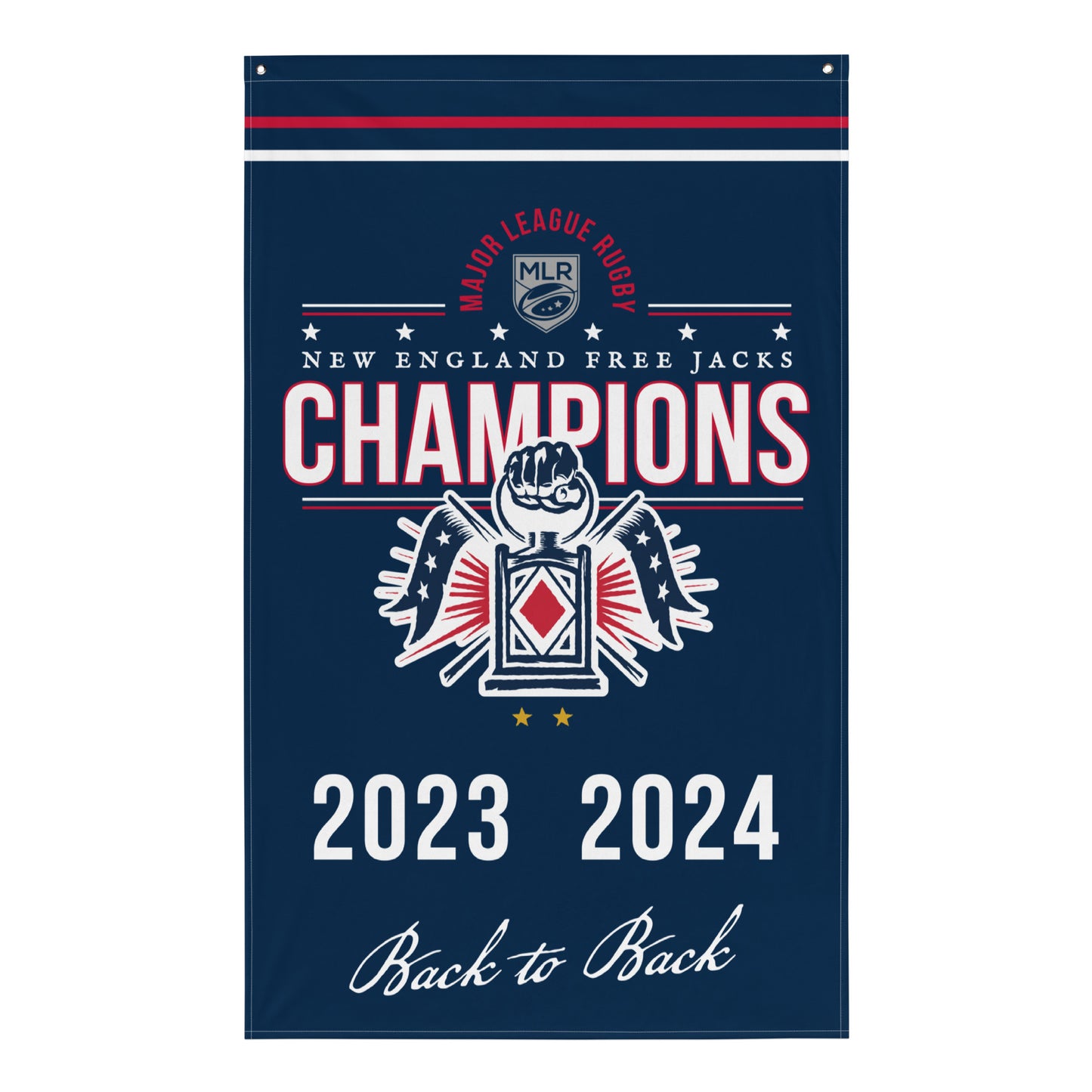 Free Jacks Back To Back MLR Champions Flag