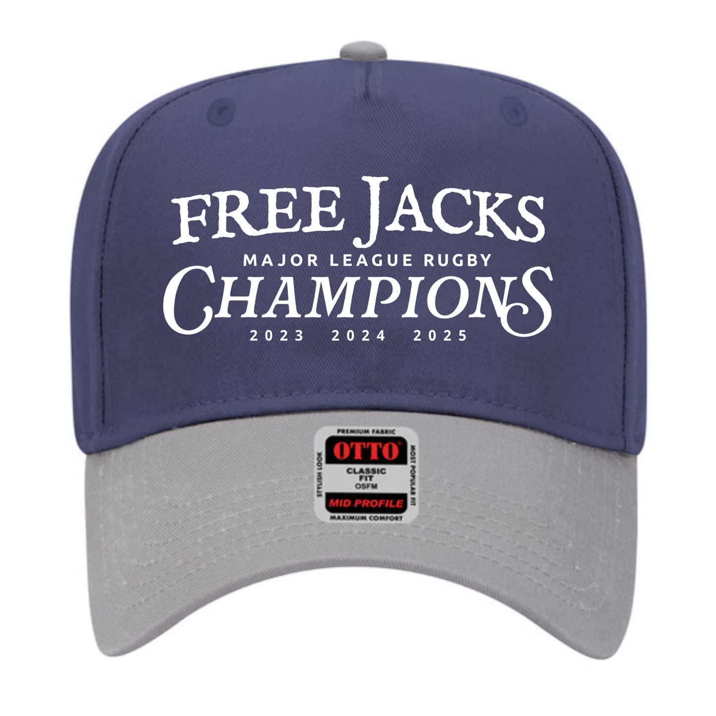 Free Jacks Championship History Cap Navy Grey