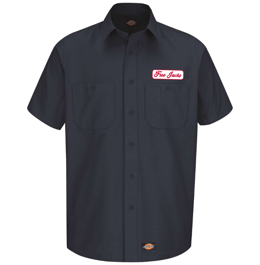 Free Jacks Dickies Work Shirt New England Free Jacks