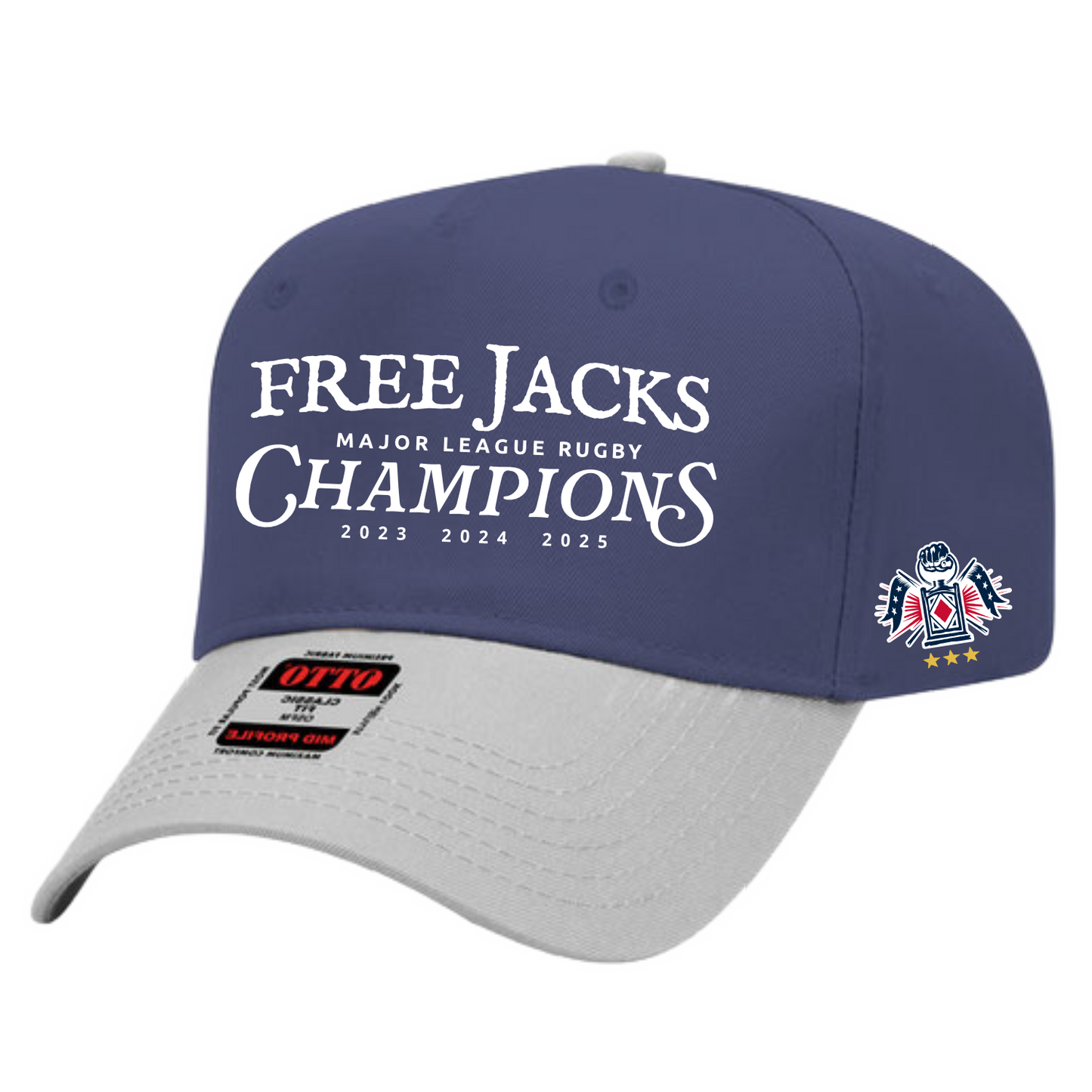 Free Jacks Championship History Cap Navy Grey