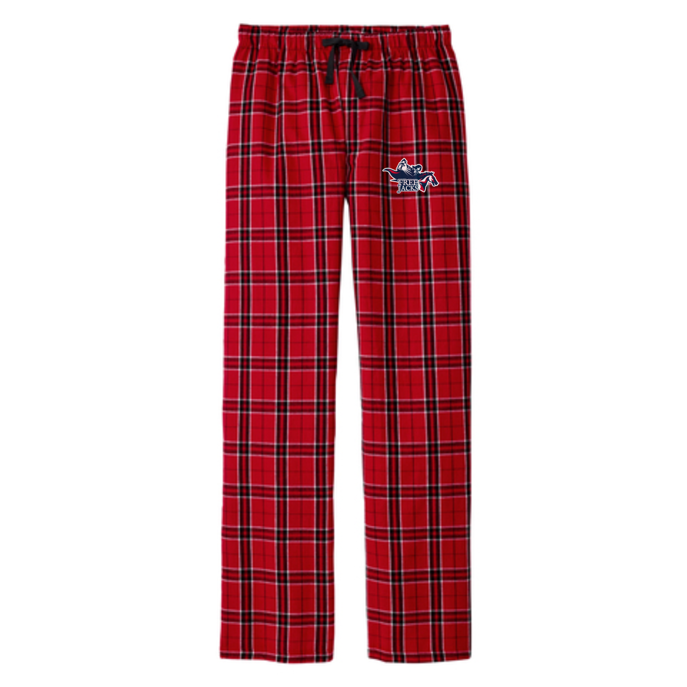 Free Jacks Flannel Plaid Pajama Pants New Red