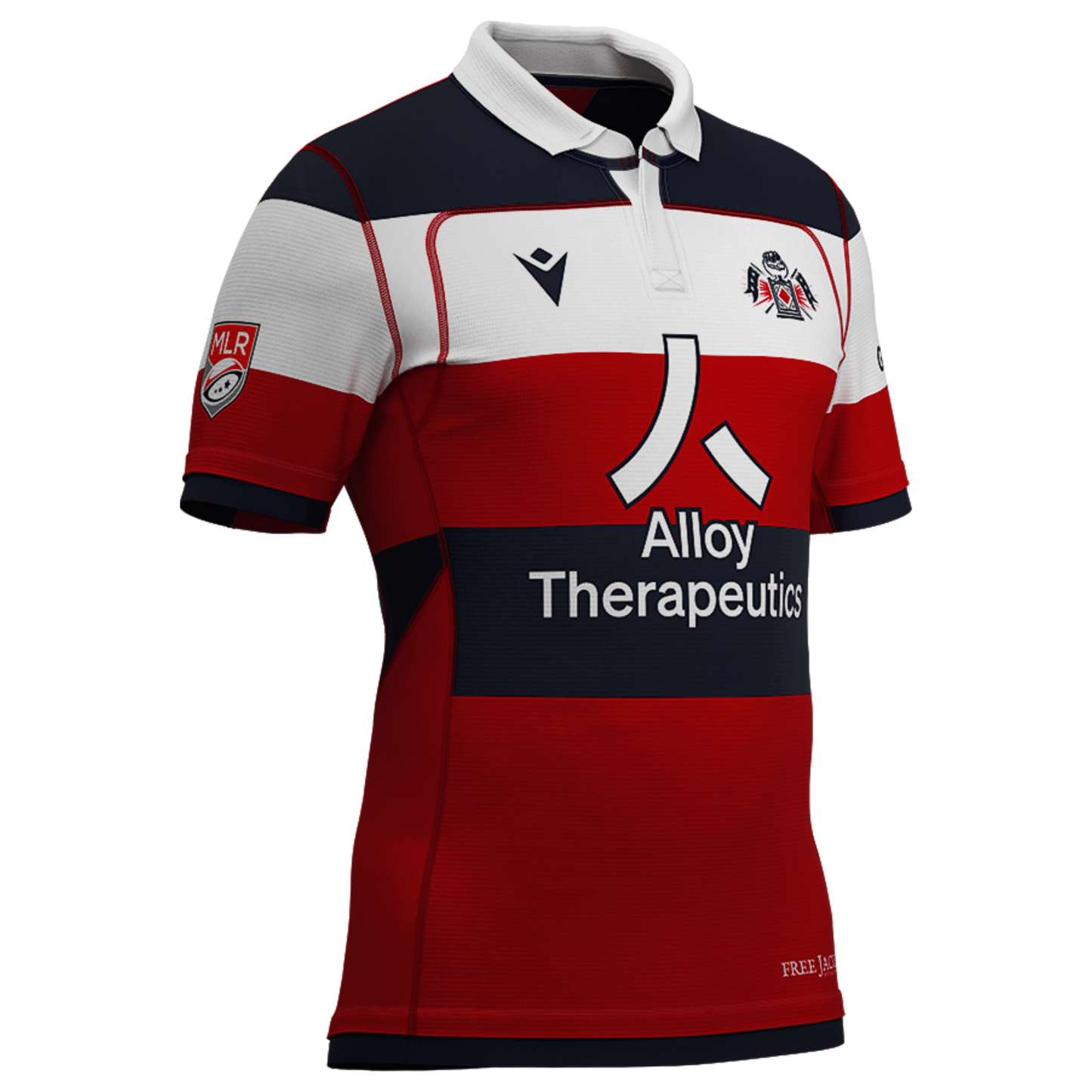 Free Jacks Macron Red Member Jersey '25 (In Support Of The Free Jacks Foundation)