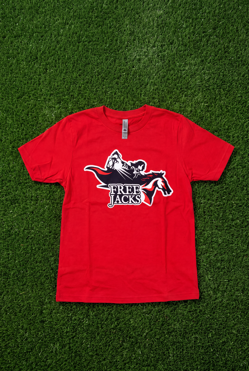 Free Jacks Youth Rider Tee - Red