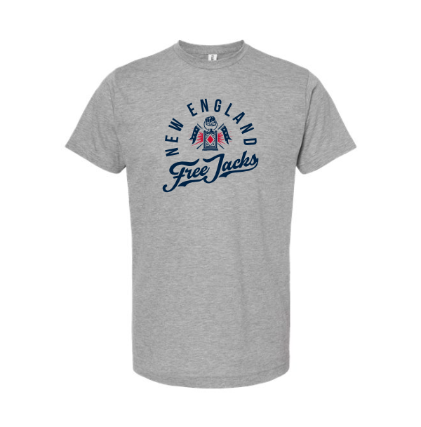 Free Jacks Youth Grey Vintage Tee