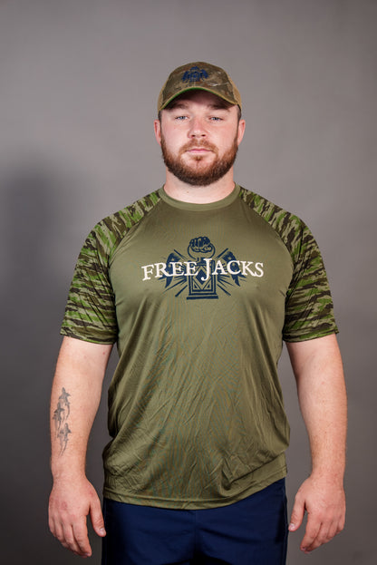 Free Jacks Camo Performance Tee