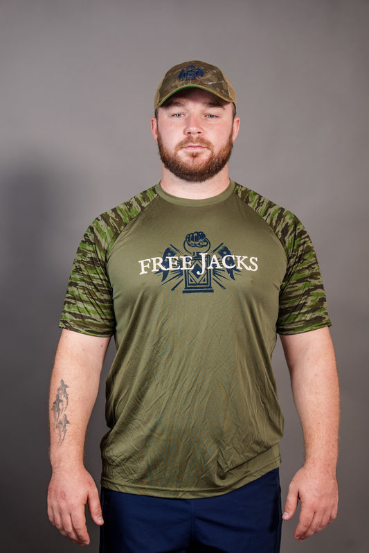 Free Jacks Camo Performance Tee