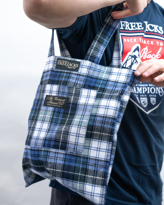 Free Jacks Vermont Flannel Tote Bag