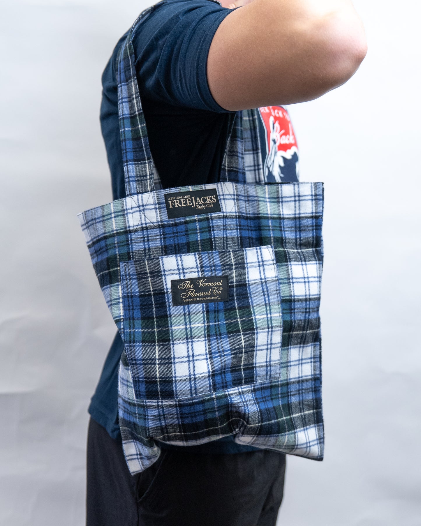 Free Jacks Vermont Flannel Tote Bag
