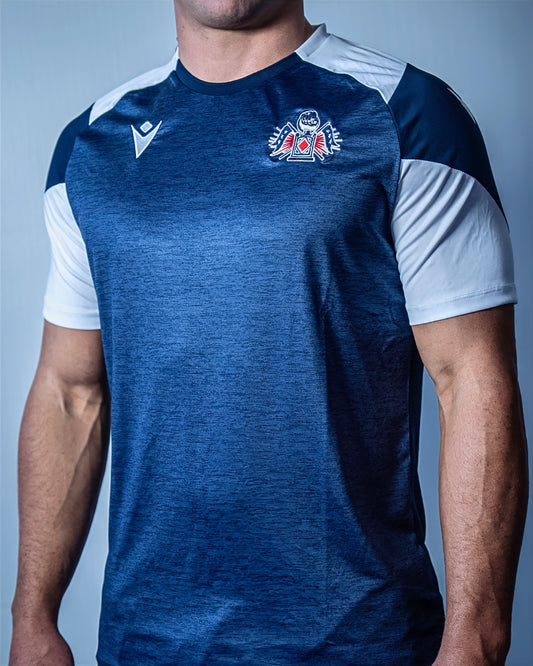 Free Jacks Youth Performance Tee - Navy & White