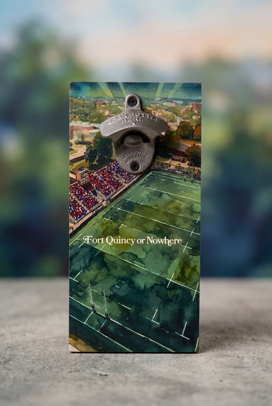 Fort Quincy or Nowhere Wall Mounted Bottle Opener