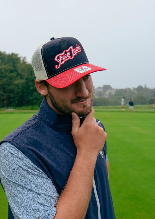 Free Jacks Script Trucker Hat