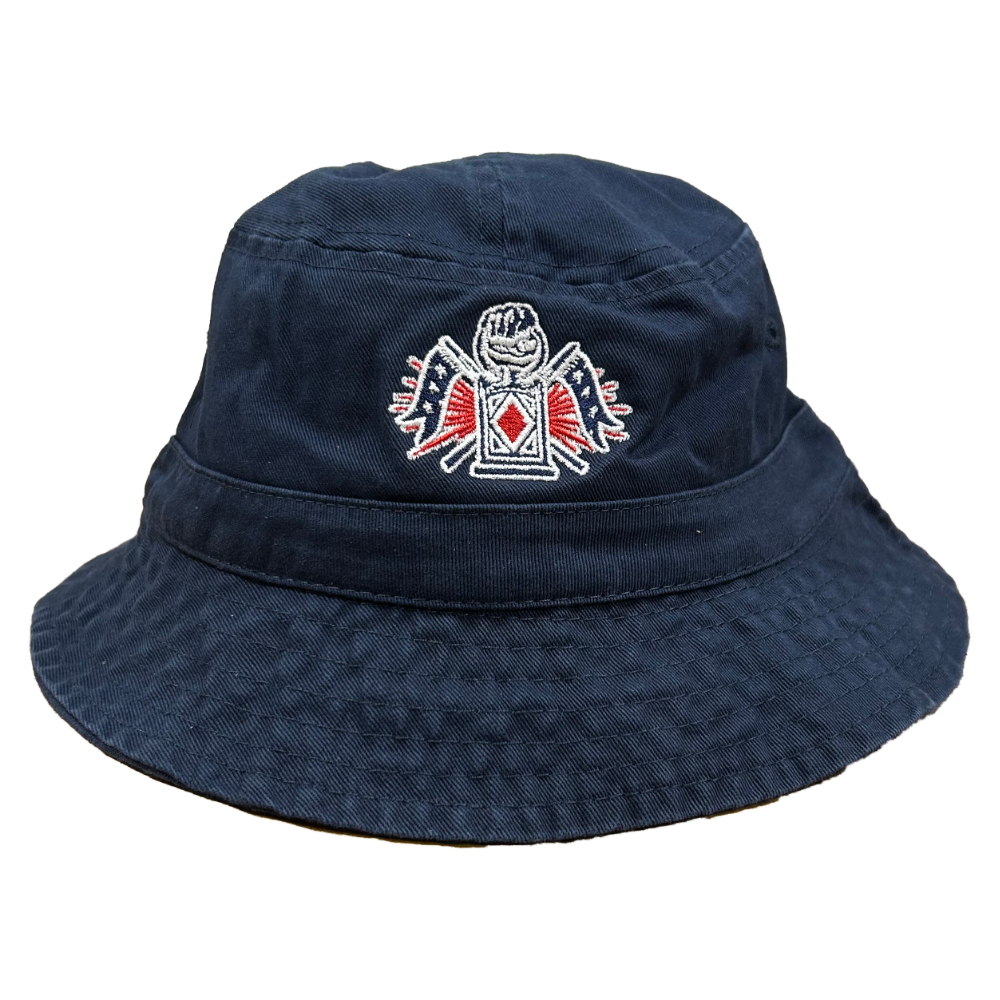 Free Jacks Embroidered Navy Bucket Hat