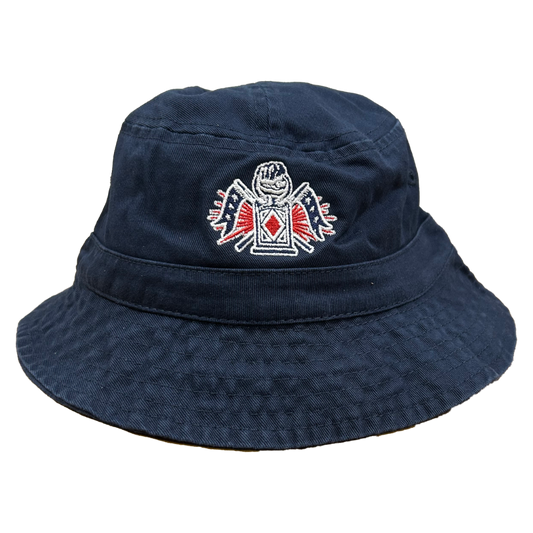 Free Jacks Embroidered Navy Bucket Hat