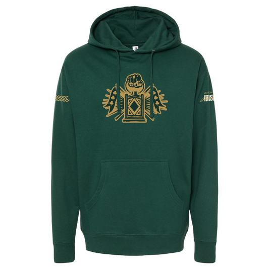 Free Jacks Irish Heritage Hoodie Embroidered Sleeves 2025