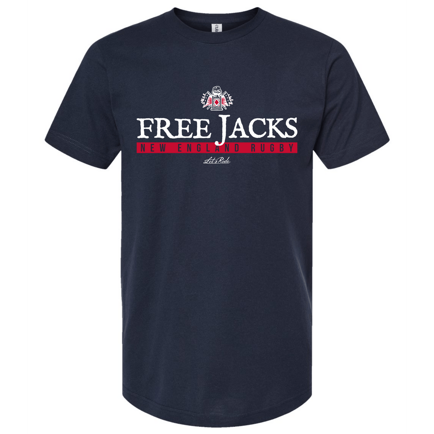 Free Jacks Red Line Navy Tee