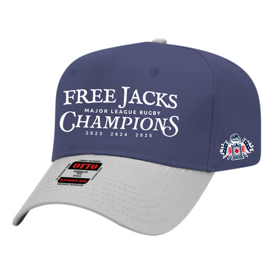 Free Jacks Championship History Cap Navy Grey