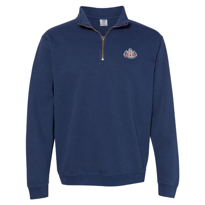 Free Jacks Garment-Dyed True Navy Ultimate Quarter-Zip