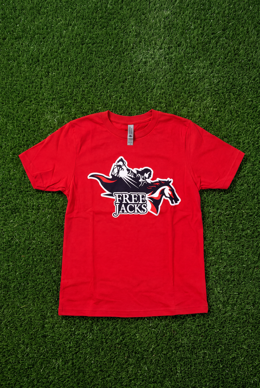 Free Jacks Youth Rider Tee - Red