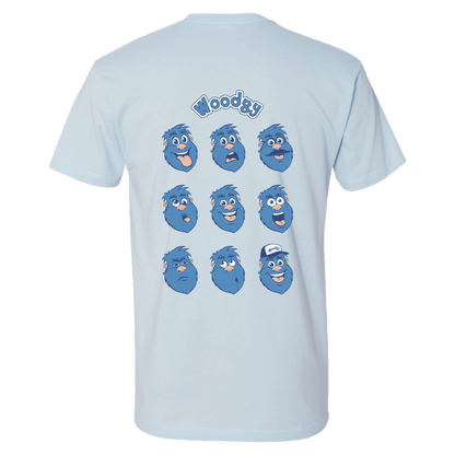 The Many Faces Of Woodgy Tee