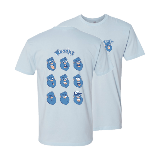 The Many Faces Of Woodgy - Youth Tee