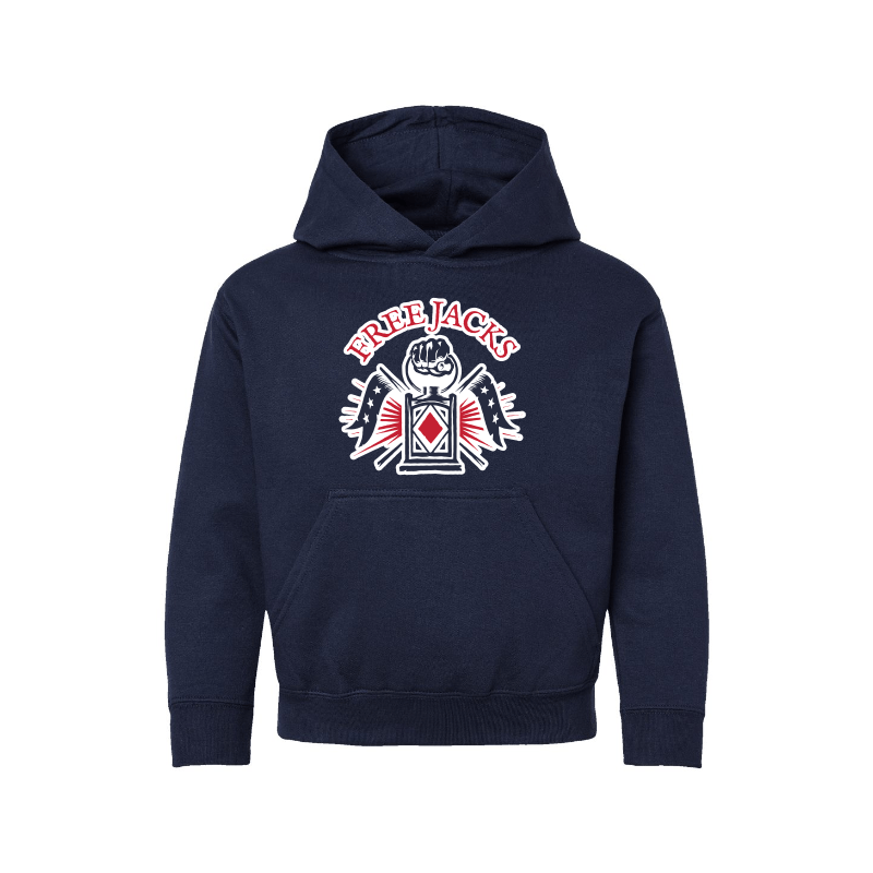 Free Jacks Navy Hoodie - Youth