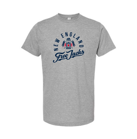 Free Jacks Youth Grey Vintage Tee